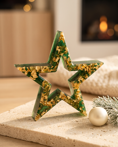 Evergreen Gilded Star