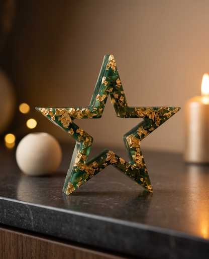 Evergreen Gilded Star