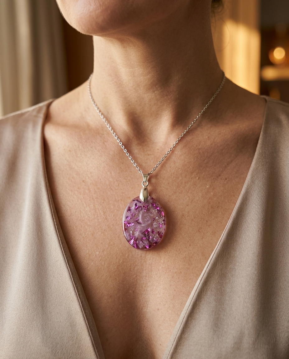 Violet Aurora with Pearlescent Shimmer