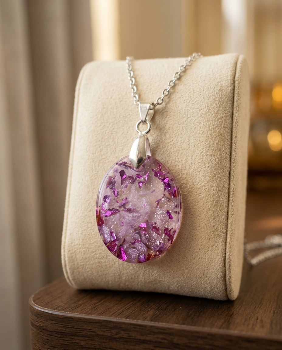 Violet Aurora with Pearlescent Shimmer