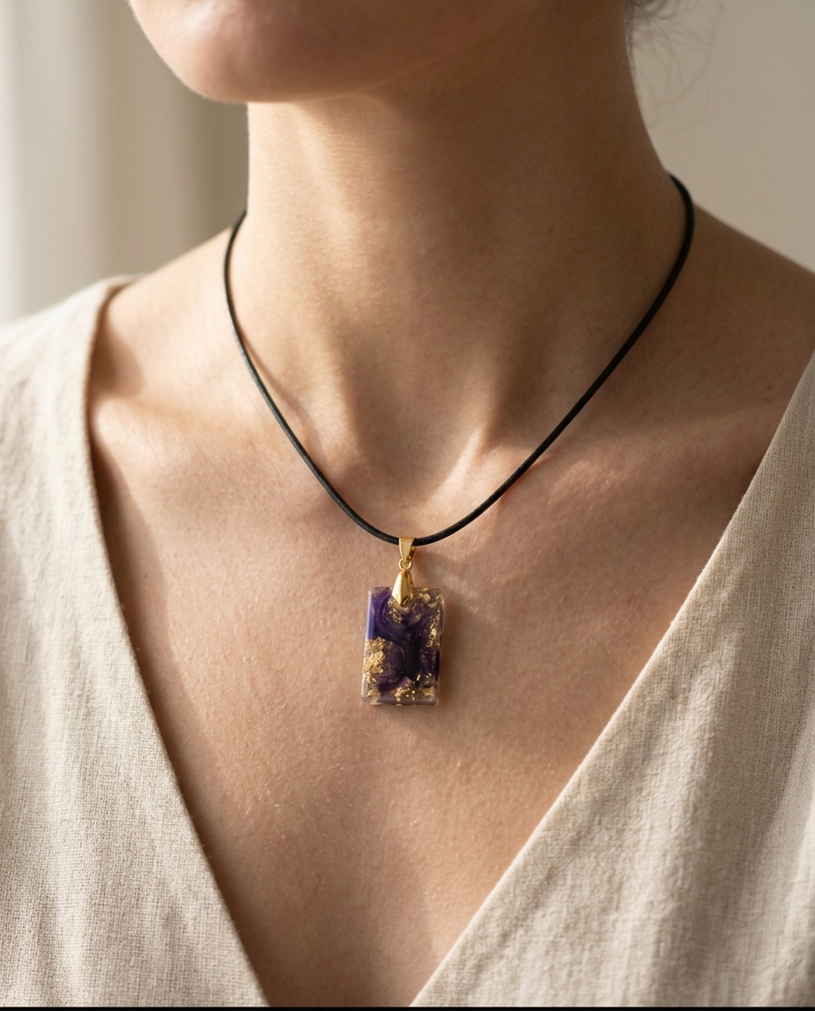 Violet Ember Pendant