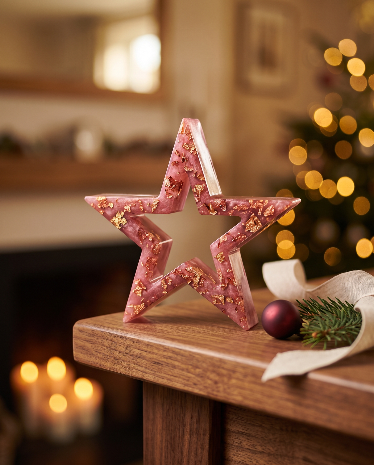 Rosé Gold Radiance Star
