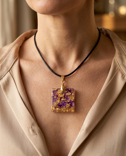 Violet Gilded Mosaic