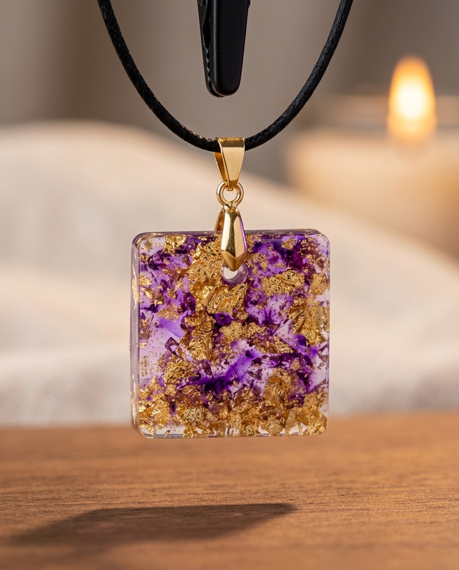 Violet Gilded Mosaic