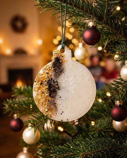 Midnight Gold-Plated Christmas Tree Ornament