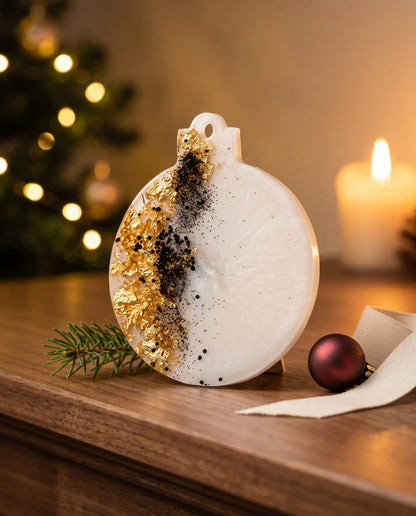Midnight Gold-Plated Christmas Tree Ornament