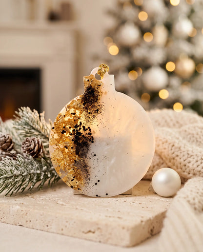 Midnight Gold-Plated Christmas Tree Ornament