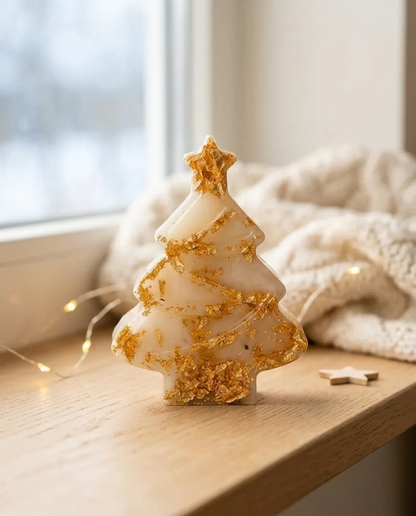 Ivory Gilded Christmas Tree