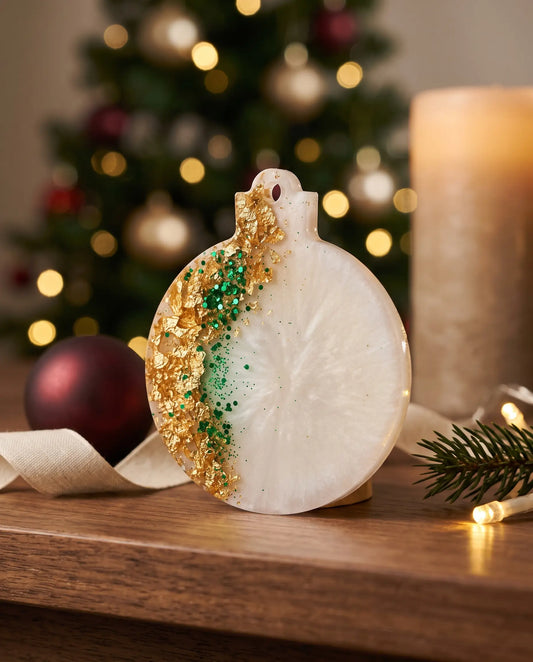 Emerald Gilded Snow